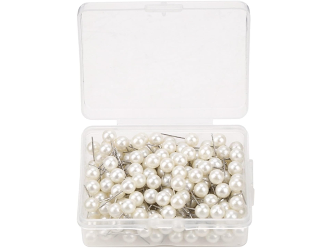 Tachinhas de plástico com bola redonda, ideais para projetos de bricolagem e decoração de mesa, na nossa cor rosa.