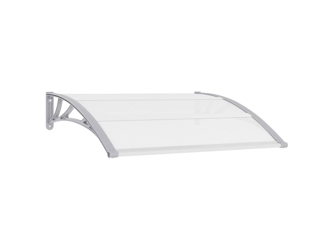 Toldo para Porta 120x75 Cm Pc Cinzento e Transparente MAISON EXCLUSIVE