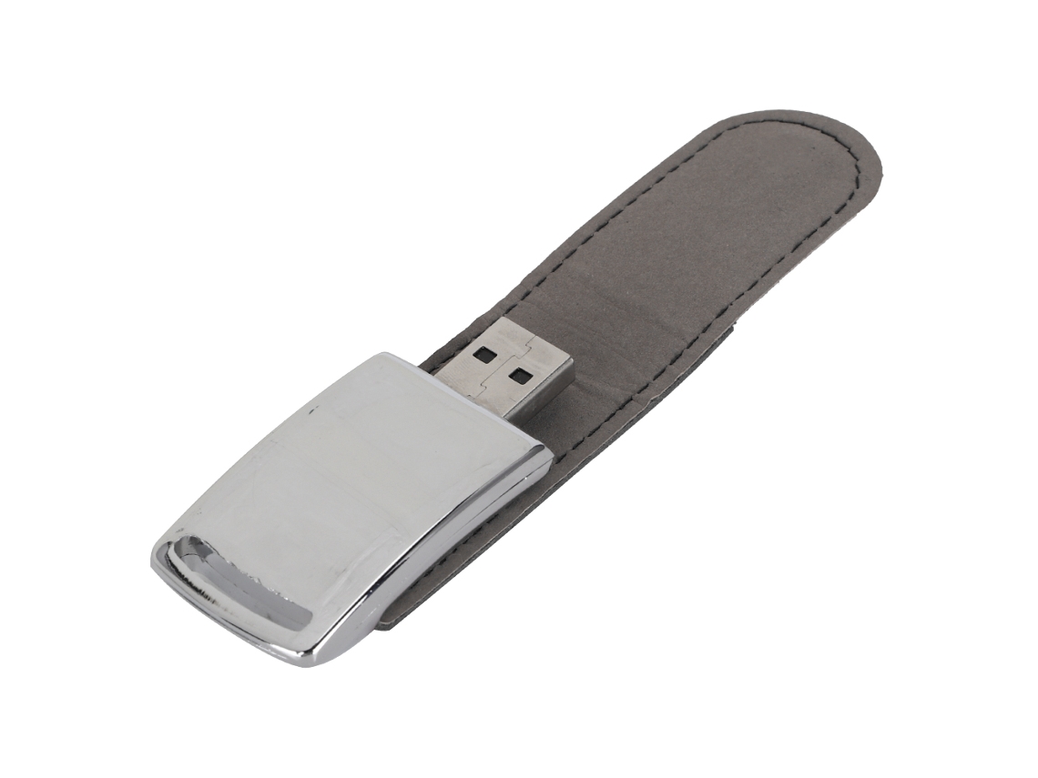 Pen Drive De Couro Mini 32g Usb 2.0 Memória Stick U Disk Preto