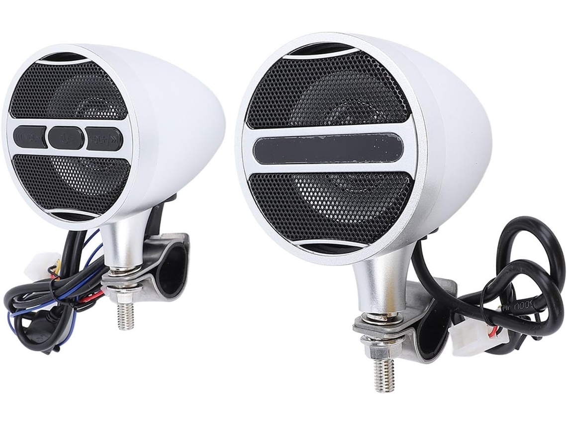 Moto Atv Haut-parleur Guidon Étanche Mp3 Amp Stéréo Son Système Radio Dc12v