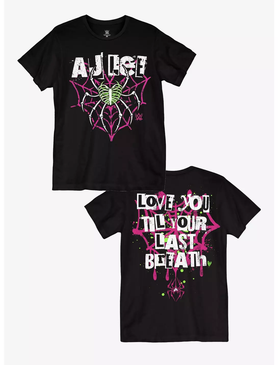 Wwe Aj Lee Spider Quote T shirt Unisex Adults Size:xl ROCKINSTONE