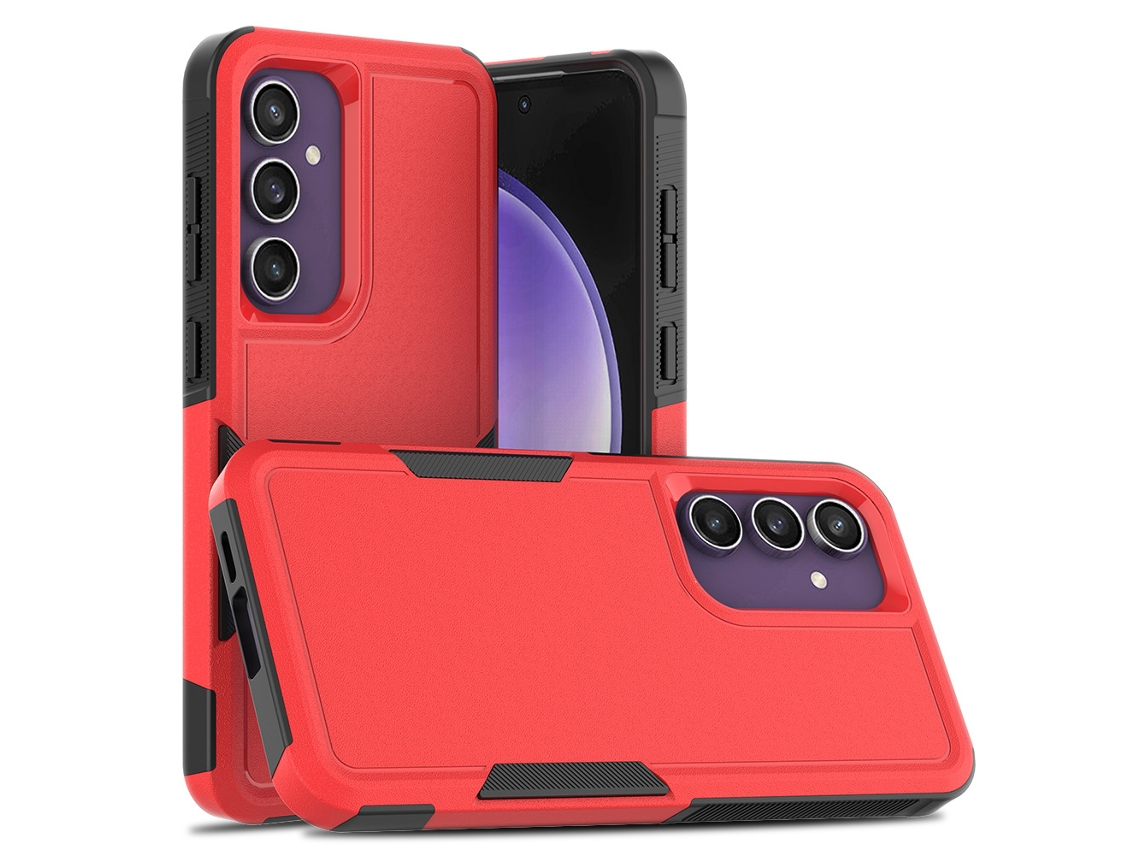 Capa Protetora Para Celular Samsung Galaxy S22 Vermelho.