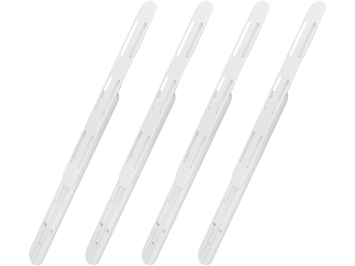 Conjunto De 4 Corrediças Resistentes Para Gavetas Cômoda, Feitas De Material Abs E Com Longa Vida Útil, Ideais Para