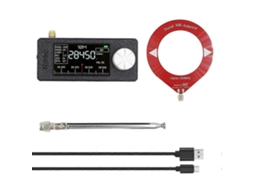 Si4732 Mini Rádio Receptor + 2 Tipo Antena 10khz 180mhz Portátil Hf Sw Mw Vhf Am Fm GOKOCO