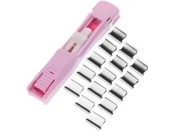 Dispensador De Clipes Metálicos Grandes Supvox 18mm, 100-unidades, Refil De Clipes Reutilizáveis Para Grampeador, Ideal