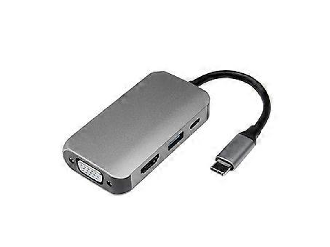 Mini 4 Em 1 Displayport Hub Tv Adaptador Cabo Expansão Dock Cabo Digital Brilvibera