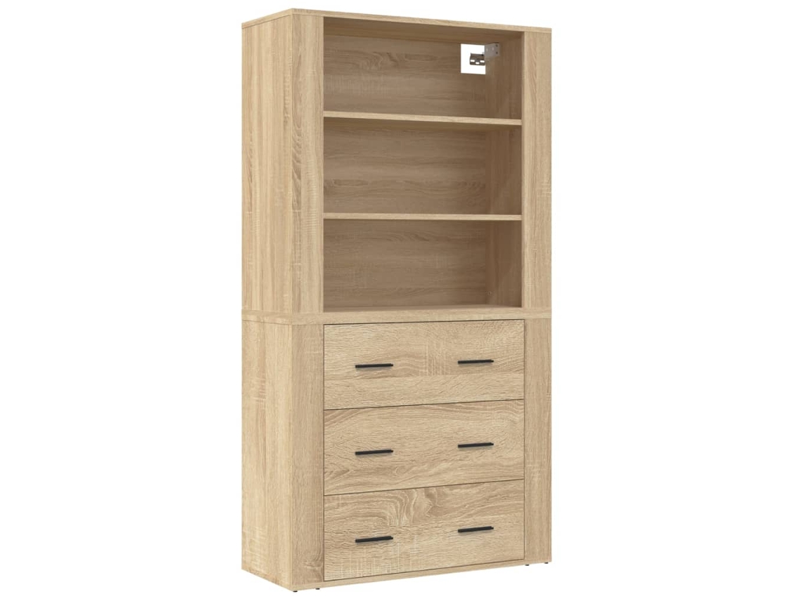 Highboard, Highboards Vidaxl Marrom Madeira Processada (n/a)