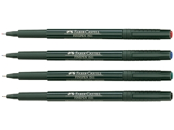 Caneta de Tinta Fina FABER-CASTELL Finepen 1511 Azul
