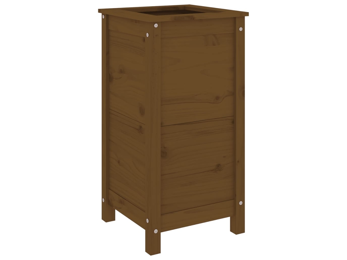 Garden Planter, Garden Planters Vidaxl Marrom Madeira De Pinho (40 X 40 X 78 Cm)
