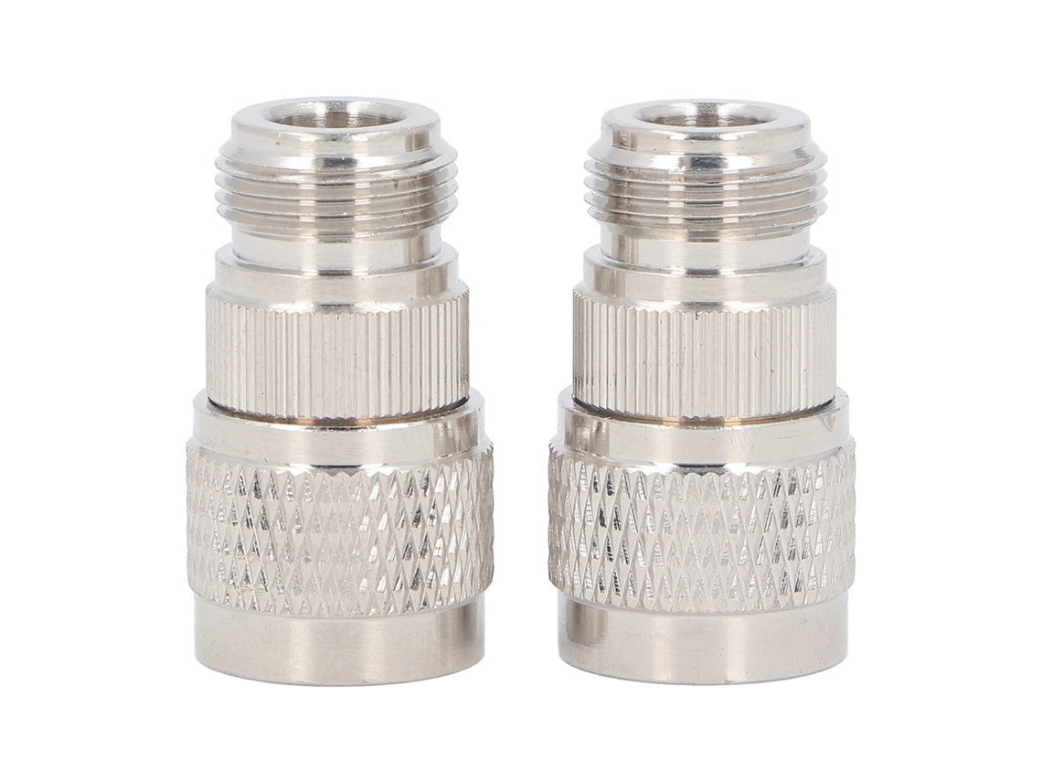 2 Pcs Adaptador N Fêmea para N Macho Conector RF | S/MARCA
