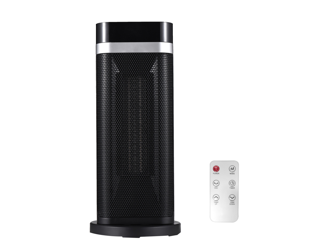 Aquecedor De Espaço Portátil (potência De 1500w, Com Controle Remoto)