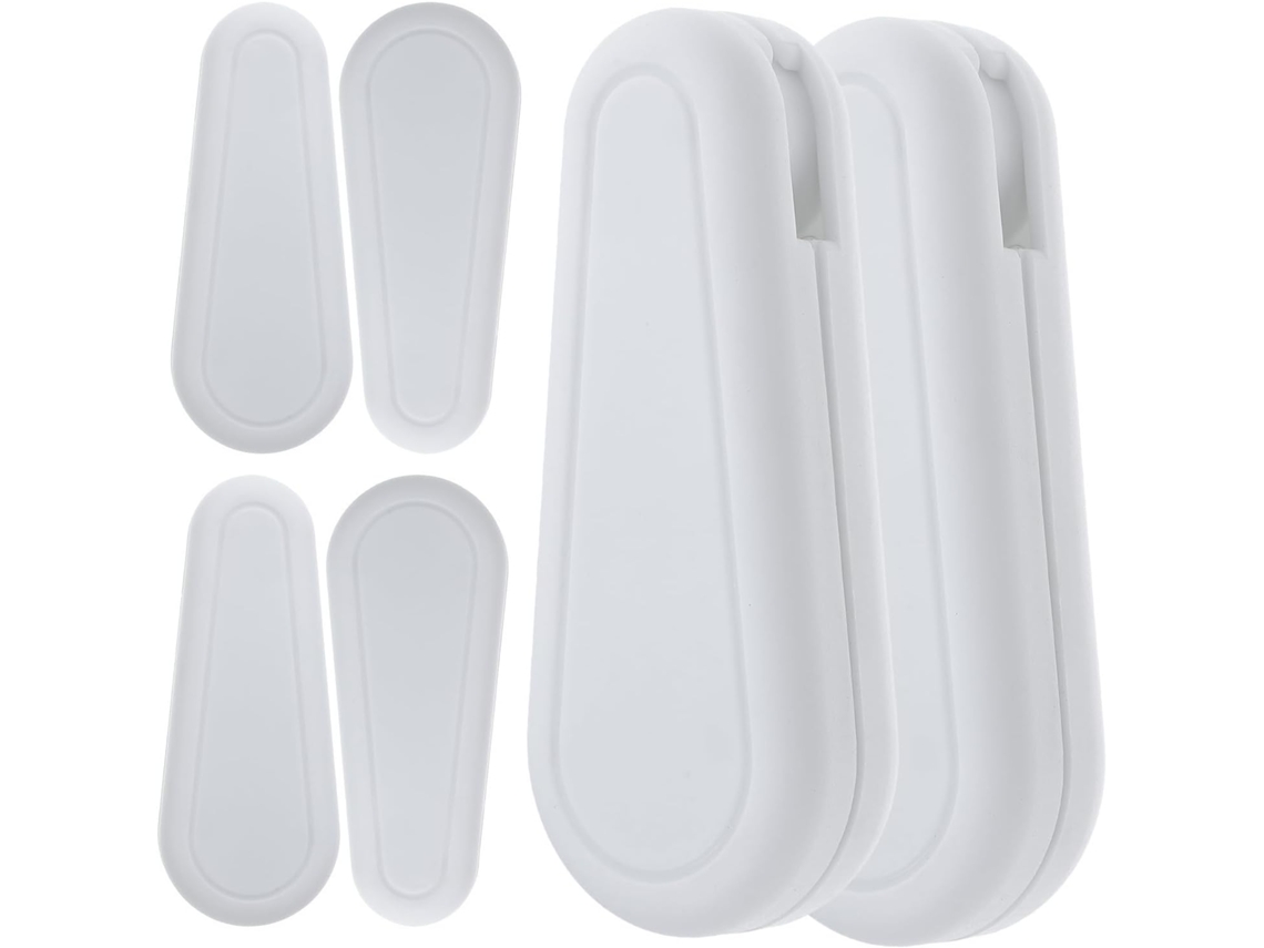 Pesos, Design Elegante E Fácil Instalação Em Abs Branco, Conjunto De 6 Peças, Aplicável A Cordões De Cortinas Romanas
