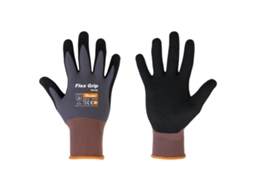 Conjunto De 12 Produtos. Luvas De Nitrilo Flex Grip Sendy, Tamanho 9.