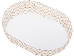 Bandeja Elegante Para Joias (1 Peça), Ideal Para Decoração E Armazenamento. Organizador De Mesa Prático Para...