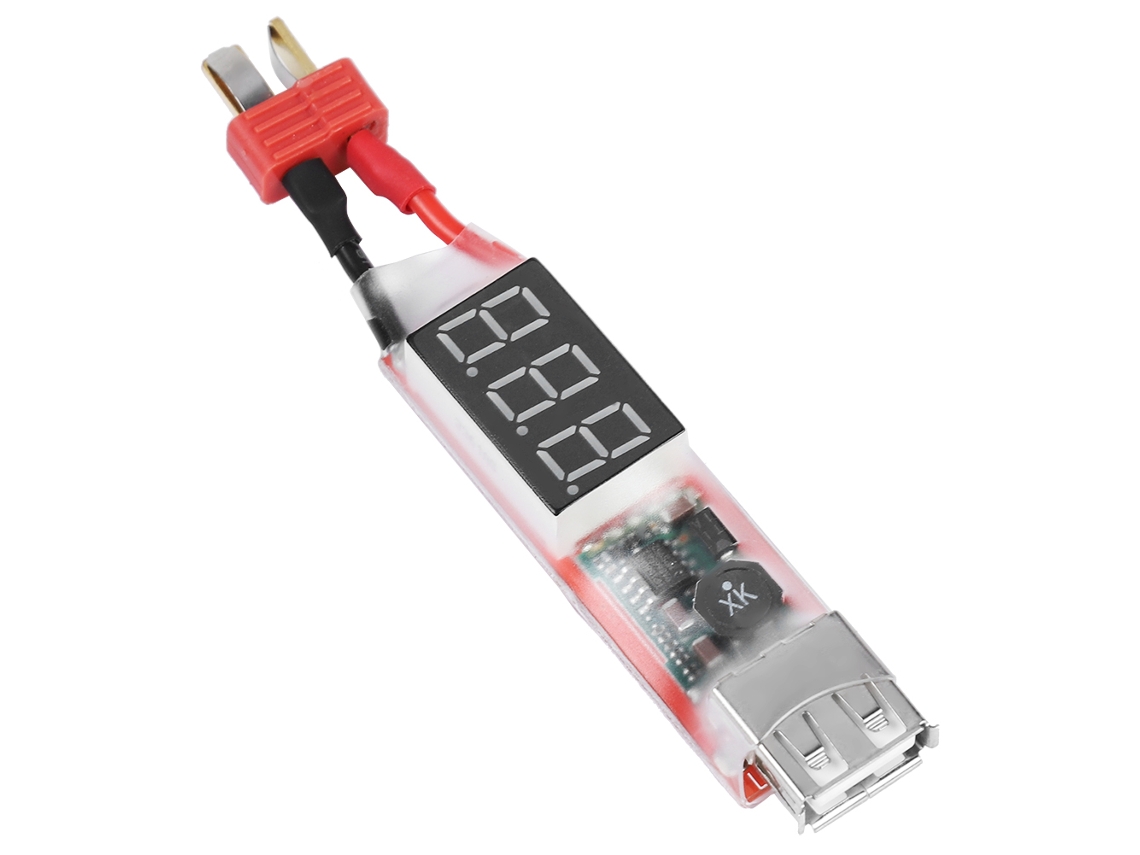 Carregador De Bateria Li-po Rc Laxiscreed 2s-6s Com Visor Digital E Conector T