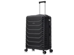 Mala Grande Expansível Abspc 75x49x31cm 33,50cm Estendida | 114l 123l | 28 Polegadas | 25kg Com Fecho De Combinação Semi Rígido Preto Raykong
