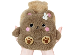 Capa Para Saco De Água Quente Com Dois Bolsos, Borracha Clássica Para Água Quente Ou Fria, Material Ecológico