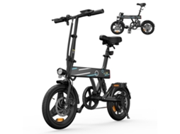 Bicicleta Elétrica Iscooter EB1 14'', 36V 350W, Dobrável, 30-40km Autonomia, Carga 150kg