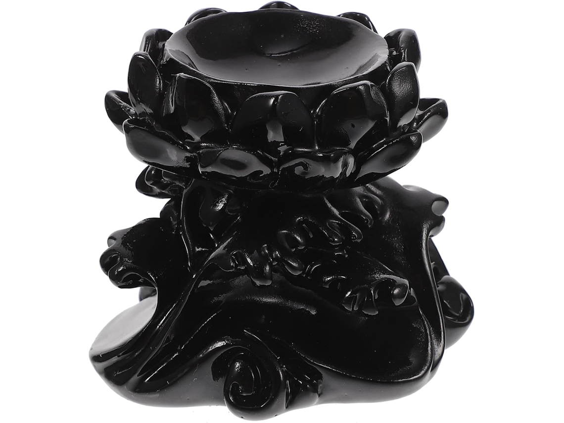 Suporte Pequeno Para Bola De Cristal Resina Amosfun, Base Decorativa Estilo Lótus Para Esferas De 6a 8cm, Suporte De