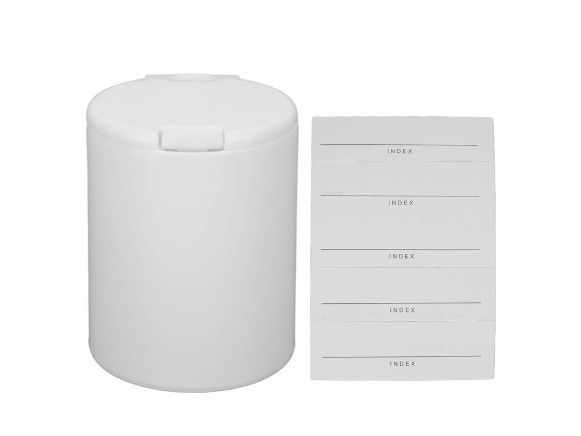 Dispenser De Algodão Antipoeira Com Caixa De Armazenamento Leve E Portátil Para Algodão, Cotonetes E Itens Pequenos