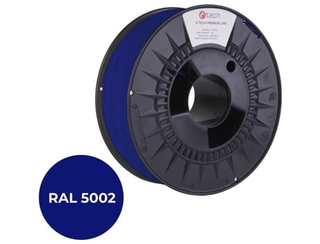 Filamento Linha Premium Petg Ultramarino Ral5002 C Tech