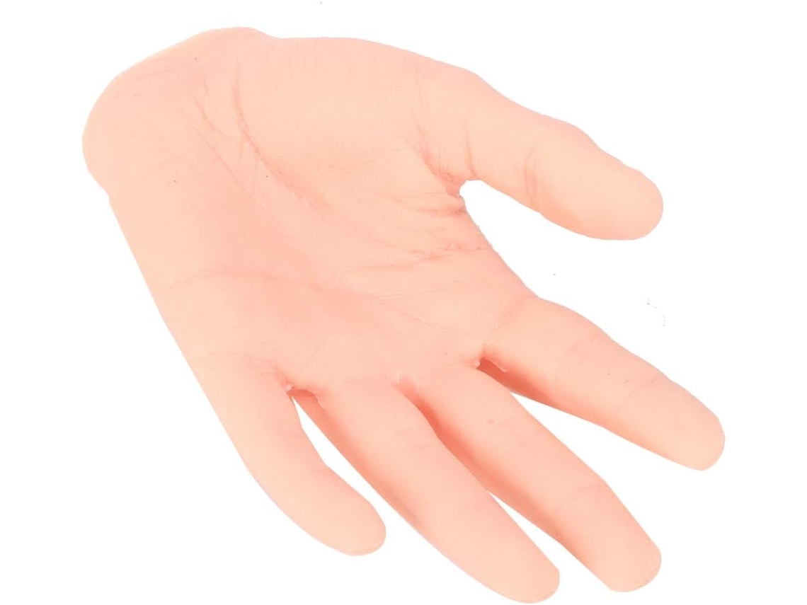 Mão de silicone SFUSHOS, esquerda, para treinamento, 20cm