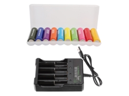 Relógio De Tubo Led 4 Dígitos Rgb Com Sete Cores