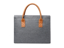 Bolsa Para Laptop De 13, 14 E 15 Polegadas Cinza 15,6 Polegadas Cinza Aquaforge