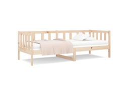 Day Bed, Day Beds Vidaxl Marrom Madeira De Pinho (90 X 190 Cm)