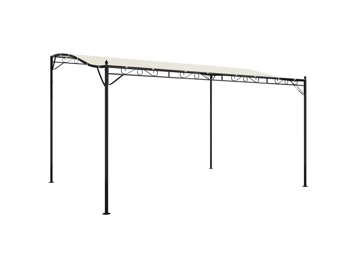 Maison Exclusive - Toldo 4x3 M 180 G/m² Tecido E Aço Cor Creme