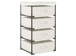 Storage Rack, Storage Racks Vidaxl Creme Tecido (n/a)