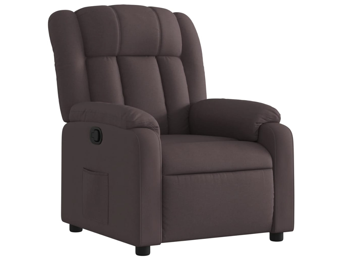 Recliner Chair, Recliner Chairs Vidaxl Marrom Tecido