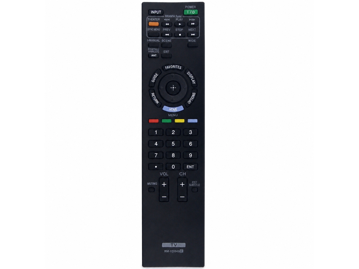 Comando À Distância Para Tv Compatível Com Sony Rm-yd049_dae