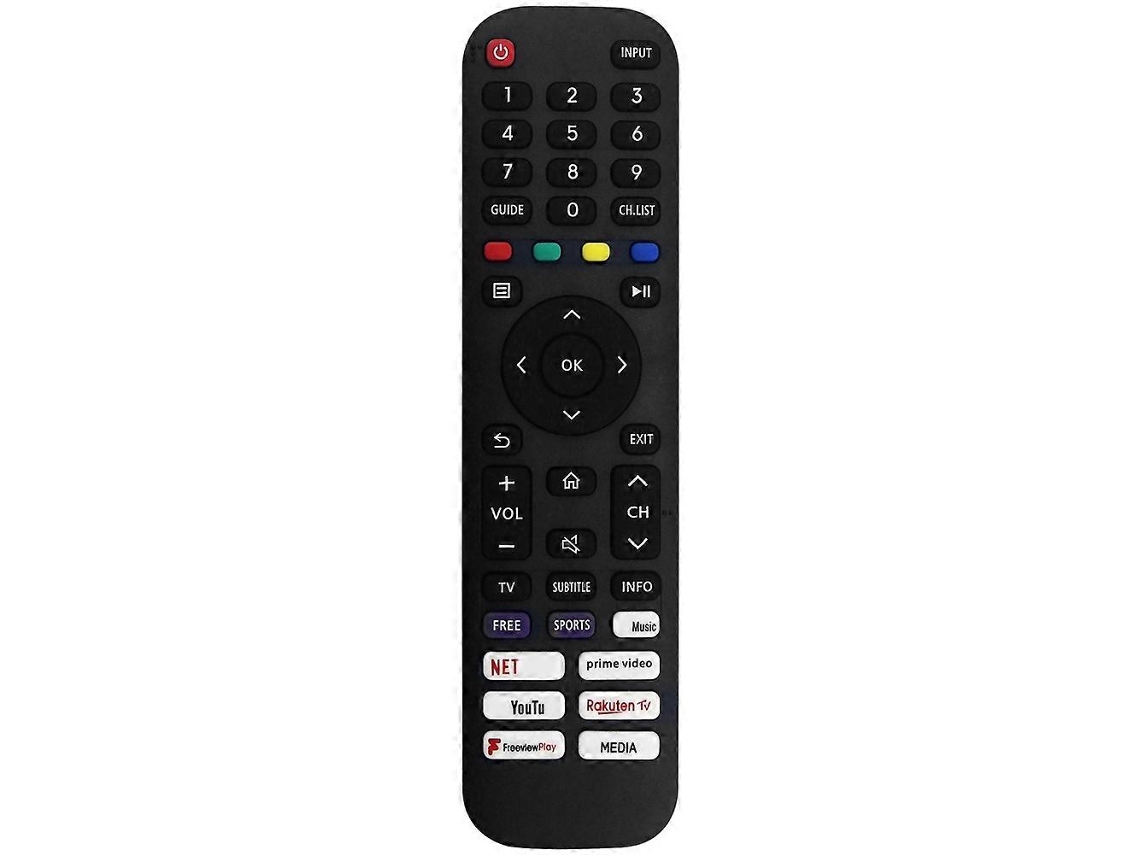 Controle Remoto Substituto En2ag30h Para Tv Lcd Hisense En2ag30h