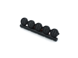 Mali kit de Acessórios de Lâmpada de Teto Led 5 Luzes para Carro Rc 1/10 Traxxas Trx 4 Axial Scx10 90046 Rc4wd D90 Km2