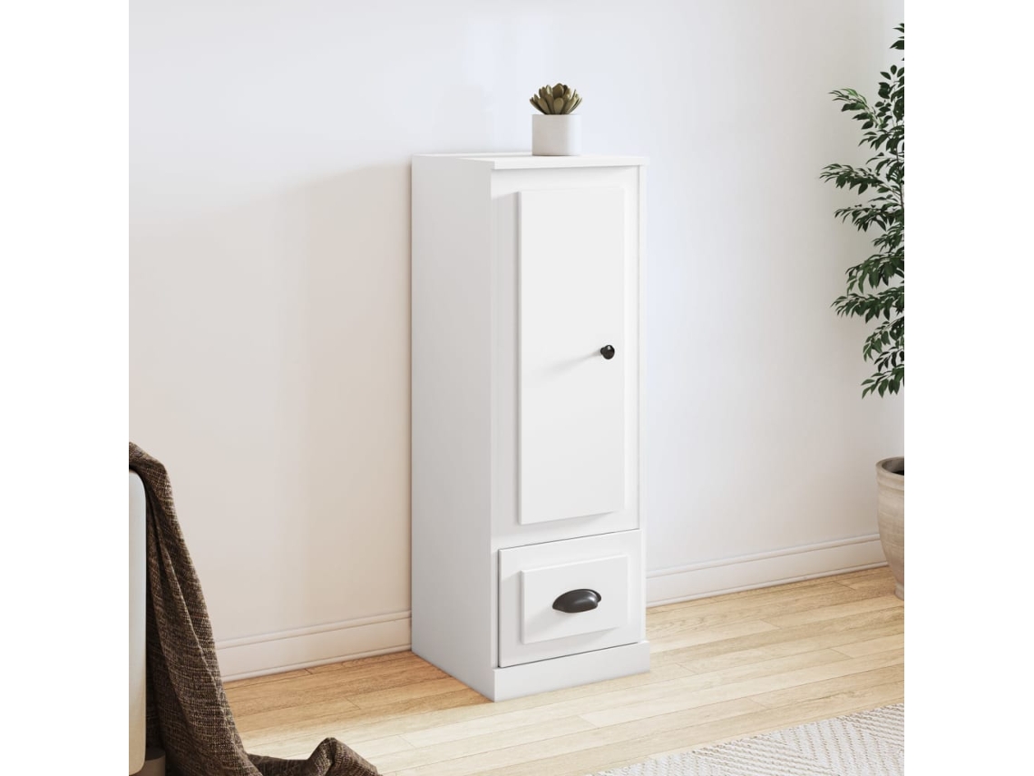 Aparador Alto 36x35,5x103,5 cm Derivados de Madera Blanco