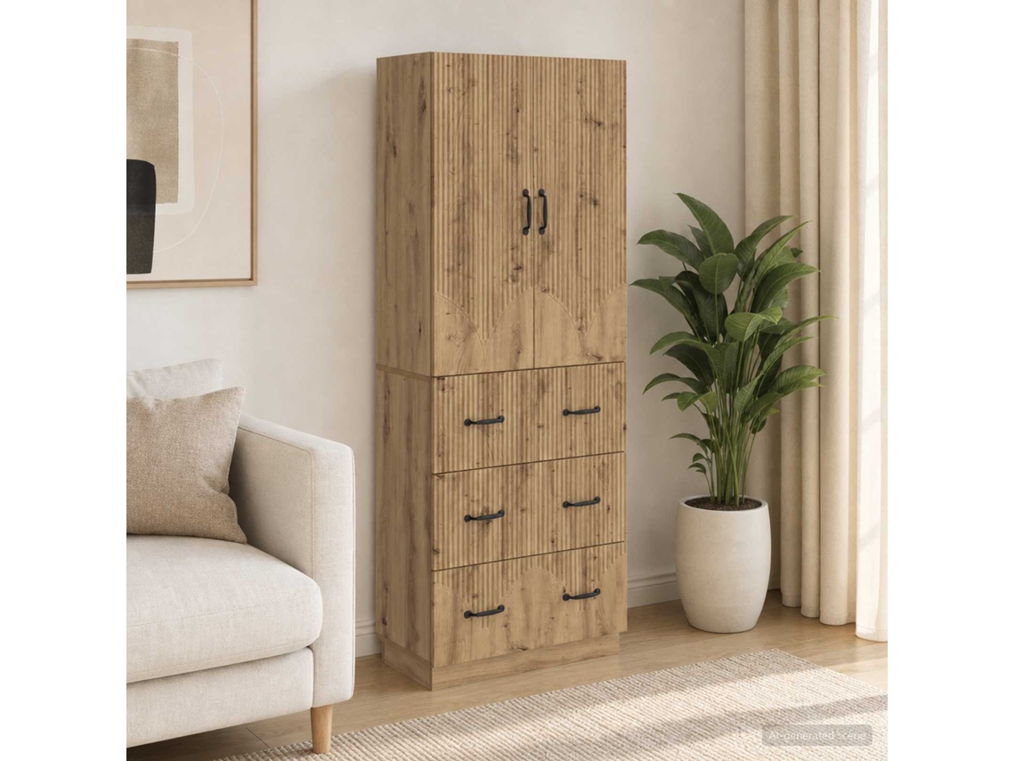 Vidaxl Conjunto De Gabinete 2 Unid. 66 X 34,5 X 87 Cm
