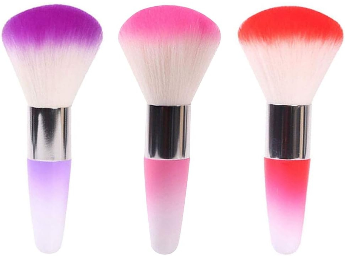 Conjunto Com 3 Escovas Para Limpeza De Unhas E Mãos