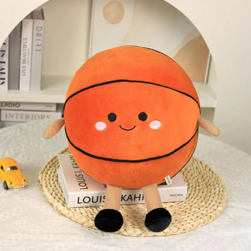 Lindo Brinquedo de Pelúcia/boneca Artesanal/travesseiro Adorável MDUG (bola de Basquete 28cm)