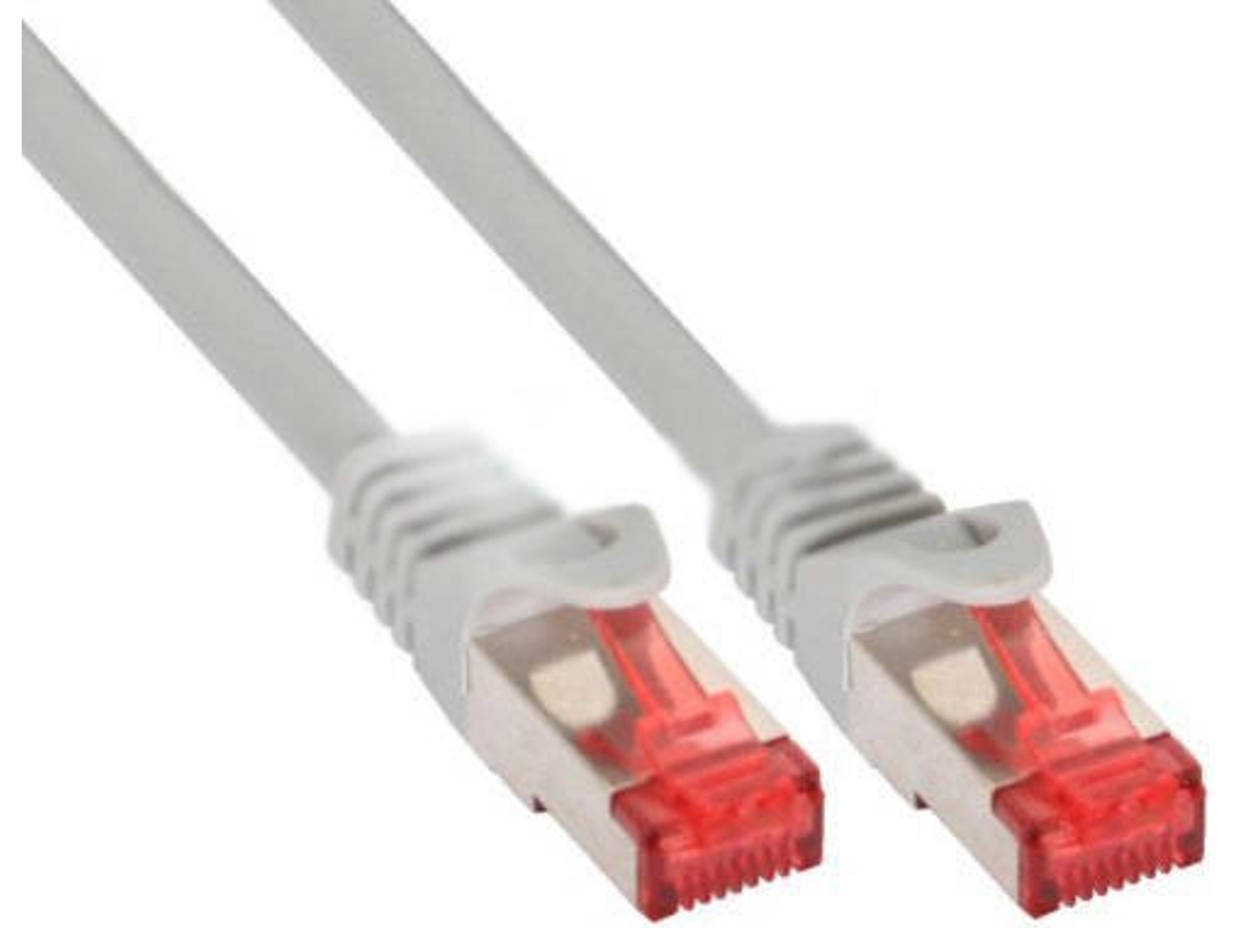 Cabo de Rede INLINE (RJ45 - 50 cm - Cinzento)