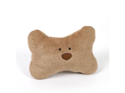 Almofada de Cabeceira para Carro Urso Fofo Material Pelúcia Macia Confortável Apoio Lombar Marrom | S/MARCA