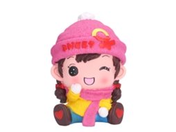 Boneca Casal Porquinho Cartoon Decorativo Brinquedo Presente Infantil
