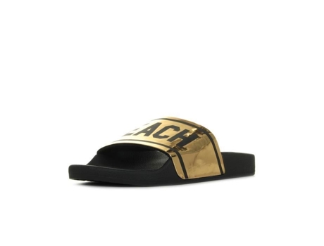Sandálias De Mulher Thewhitebrand Holy Beach Dourado Preto (37)