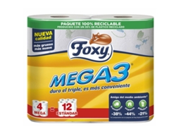 Papel Higiénico Foxy Mega3 FOXY