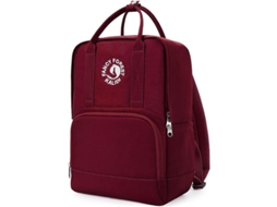 Mochila para Notebook Linjou Grande Impermeável Casual Leve 15,6 Polegadas Vermelho Win S/MARCA