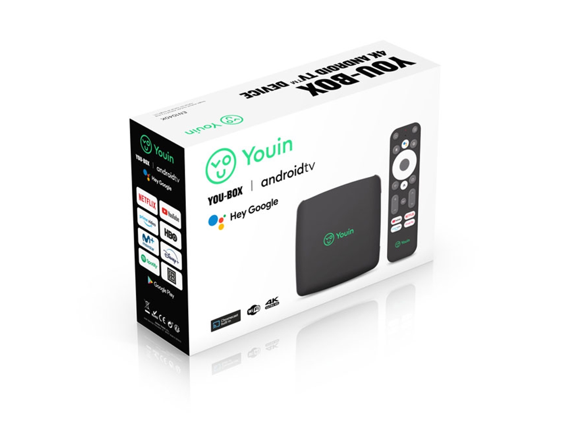 Receptor Engel Youin YouBox En1040Kx Android Tv 4K Uhd Hdr Google