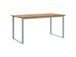 Conjunto 1 Móveis De Jardim Vidaxl Cinzento Madeira De Acácia Maciça (160 X 80 X 75 Cm)