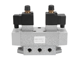 Válvula Solenoide Neumática 3 Posiciones 5 Vías Controlador Eléctrico G1/4in K35d2h-8 12v Dc