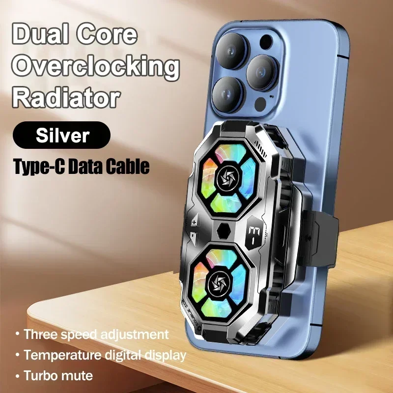 (prateado)dissipador De Calor Para Celular,dissipador De Calor Para Semicondutores,clipe Traseiro,dissipador De Calor Para Display Digital Led