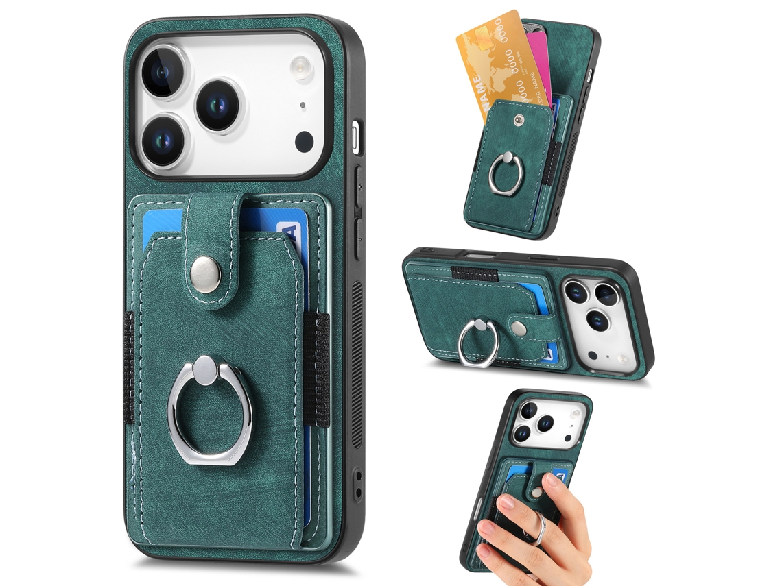 Capa Com Porta-cartões Para Iphone 17 Pro Max